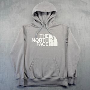 The North Face Men's Half Dome Pullover Hoodie Men's Small Gray Drawstring Logo